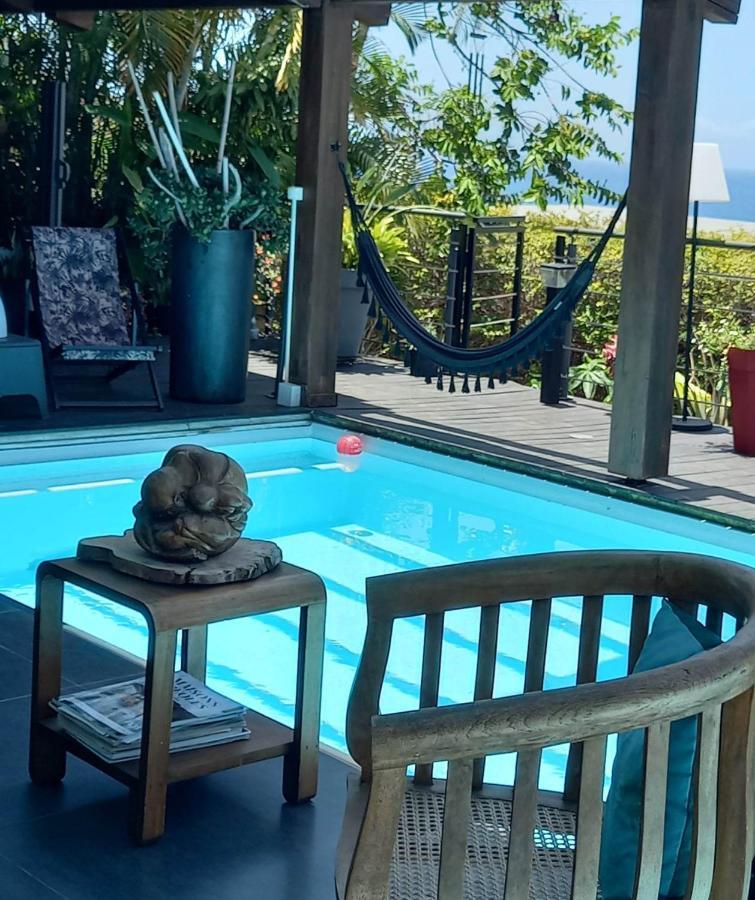 Suite Indigo Jacuzzi Prive Piscine Vue Mer Acces Cuisine Laverie Сен-Пиер Екстериор снимка